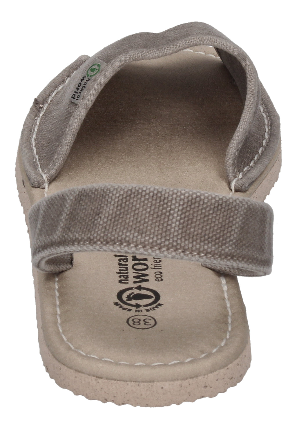 NATURAL WORLD Sandalen MENORQUINA 7291E gris claro 670-4