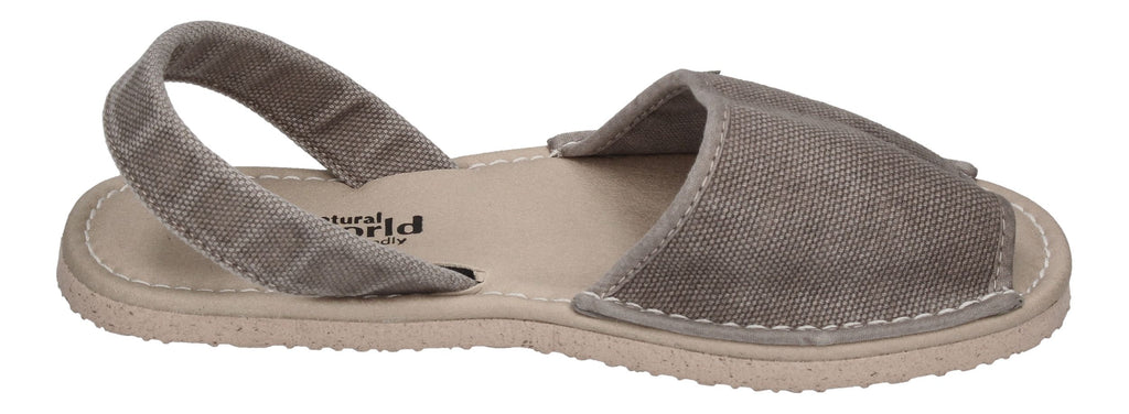 NATURAL WORLD Sandalen MENORQUINA 7291E gris claro 670-3