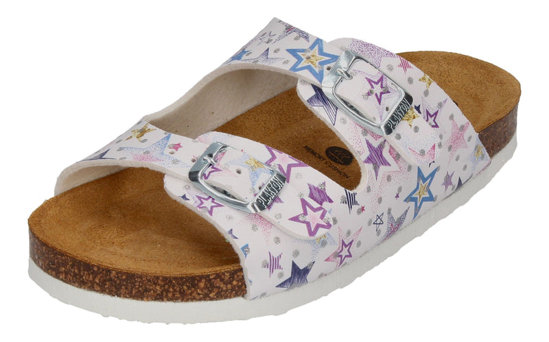 PLAKTON Kinderschuhe - Pantoletten PLUTON 130047 blanco-0