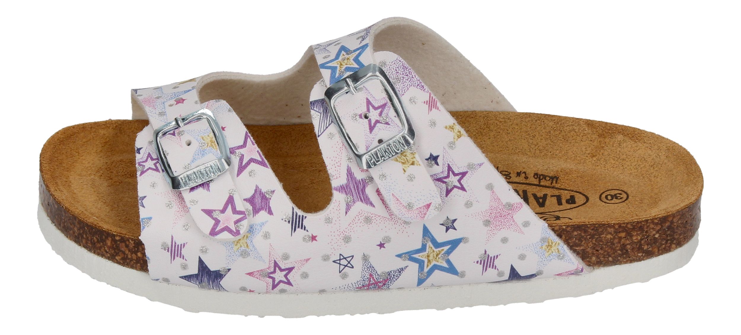 PLAKTON Kinderschuhe - Pantoletten PLUTON 130047 blanco-1