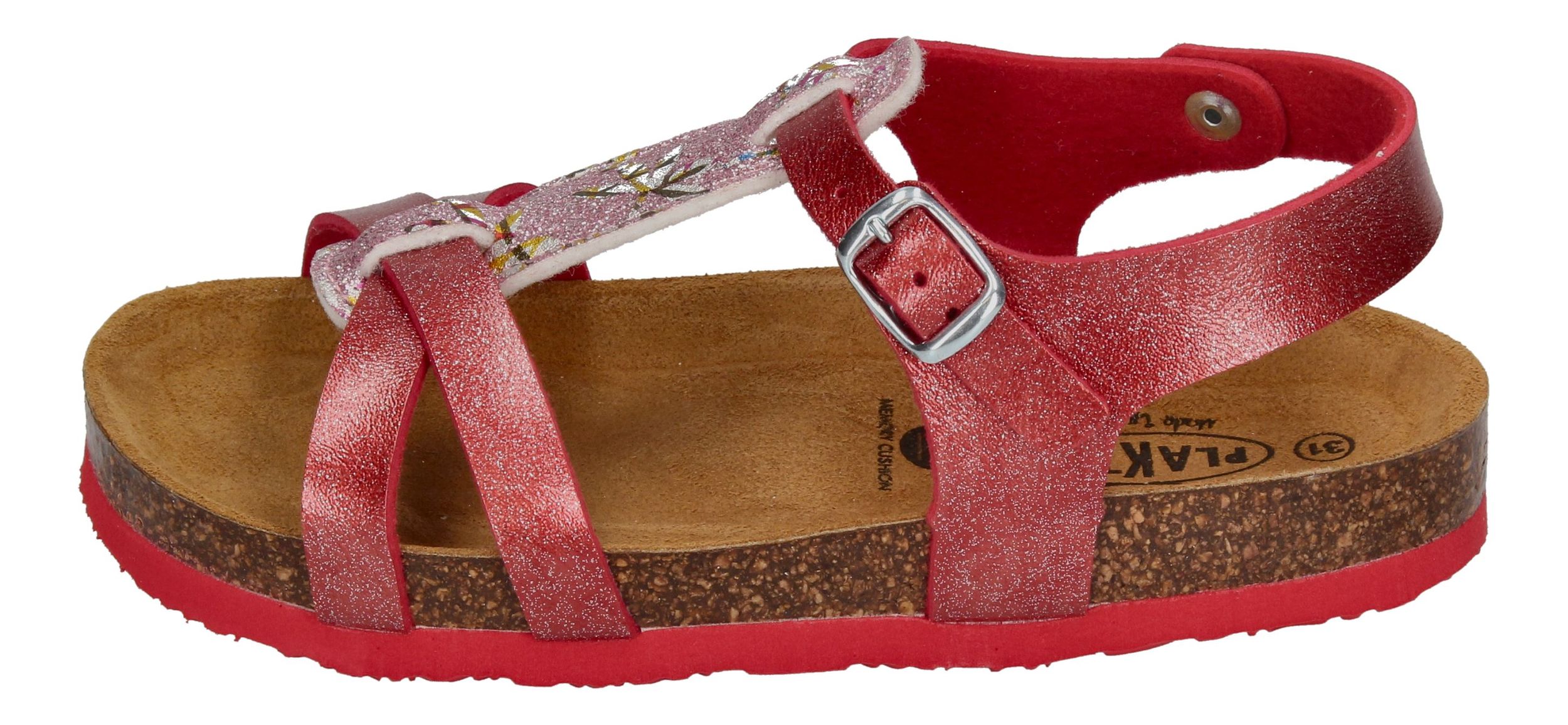 PLAKTON Kinderschuhe - Sandalen CROSS 135384 rojo rosa-1