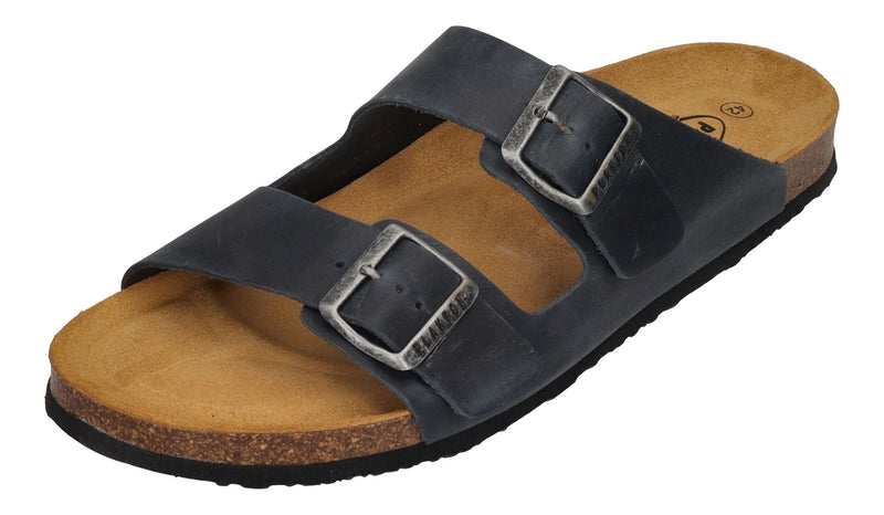 PLAKTON Pantoletten in Übergröße - BARNA 175857 - marino