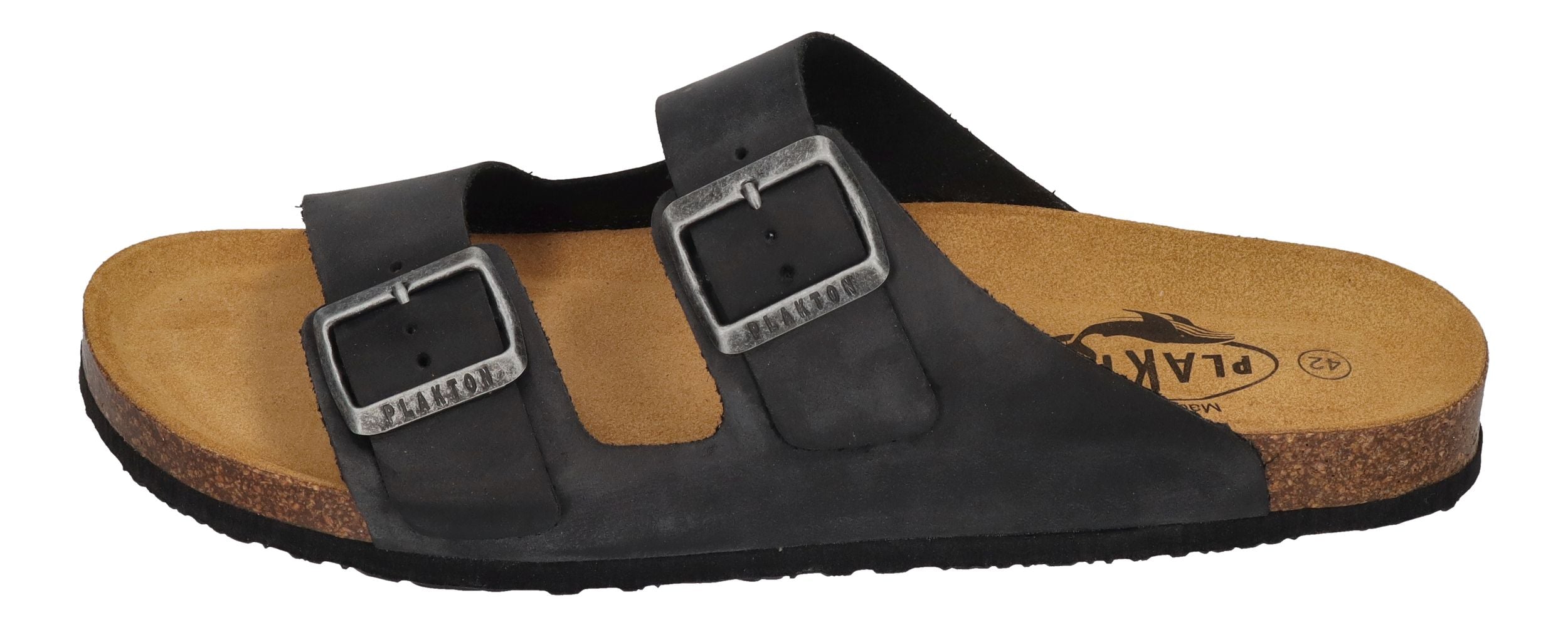 PLAKTON Pantoletten in Übergröße - BARNA 175857 - negro