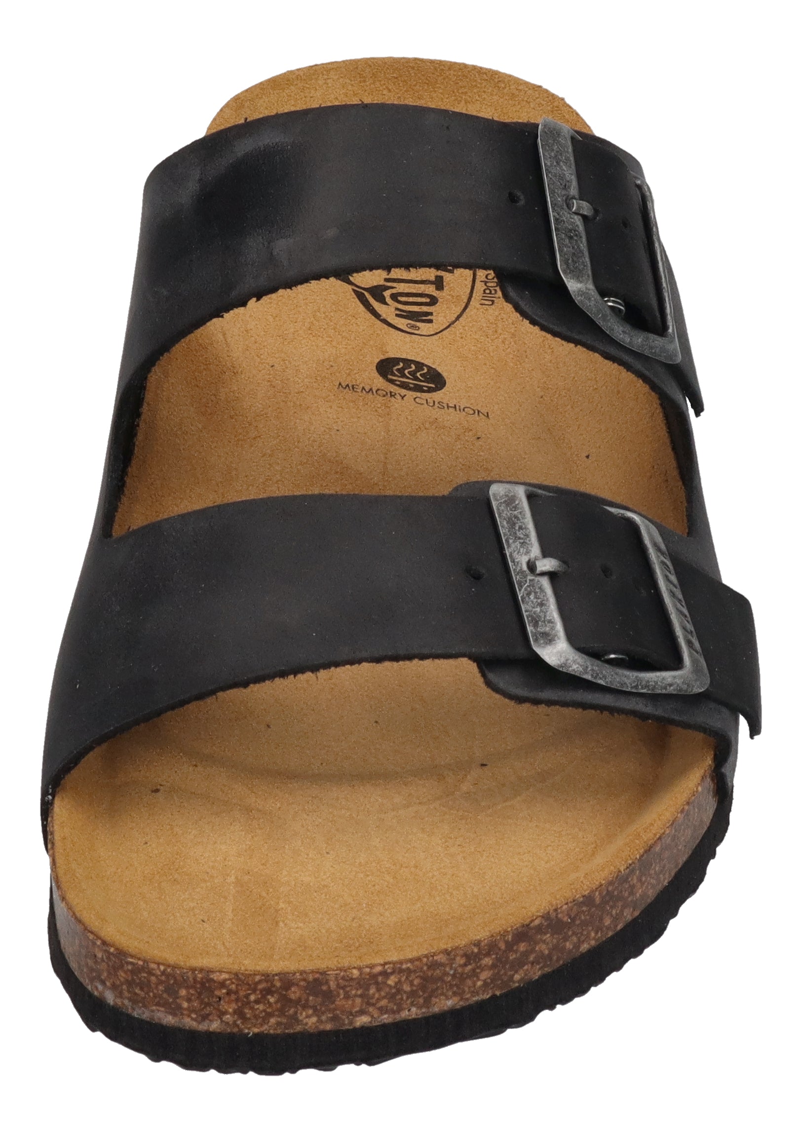 PLAKTON Pantoletten in Übergröße - BARNA 175857 - negro