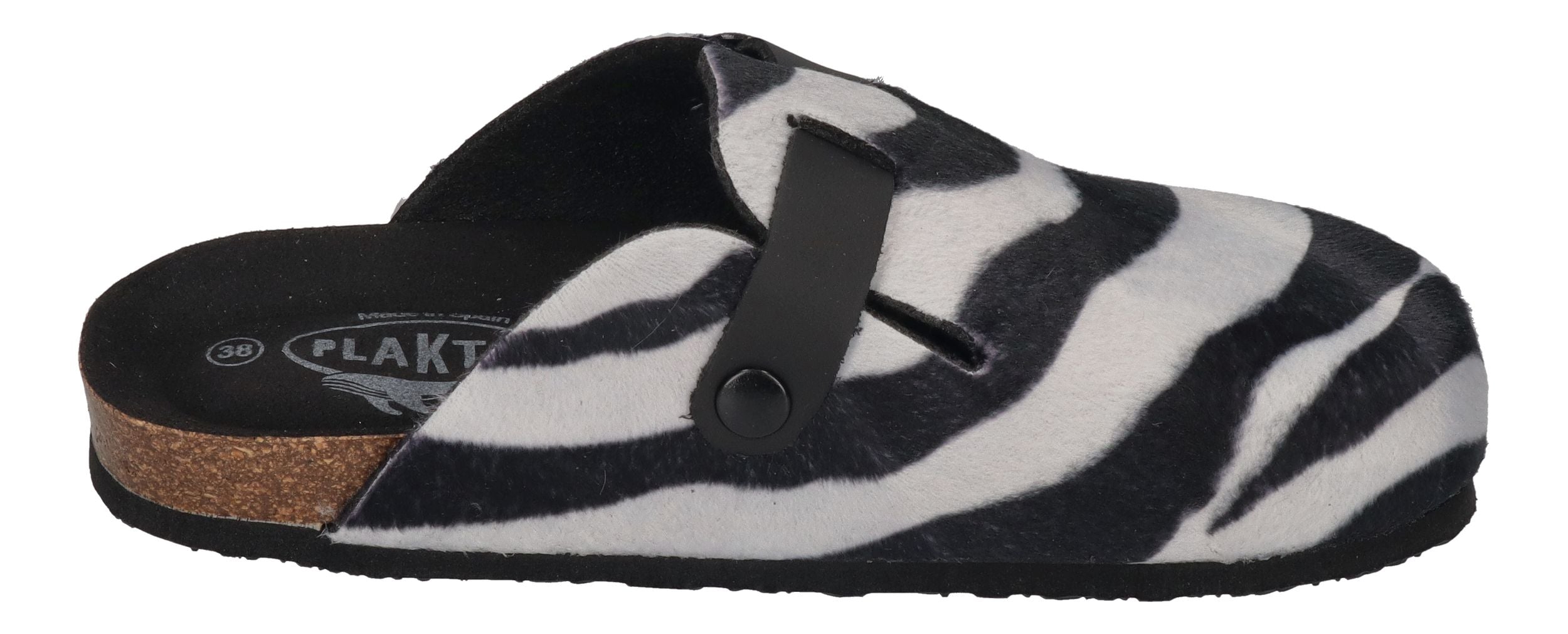 PLAKTON Damenschuhe Clogs BLOGG 181539 zebra negro