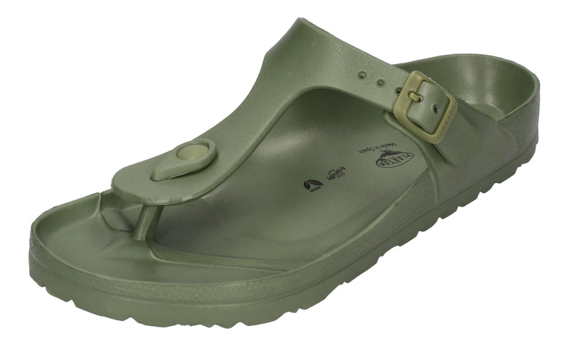 PLAKTON SWIM Collection Damen Zehentrenner - WENDY 761671 - kaki-0