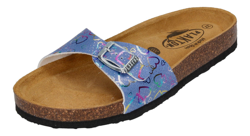 PLAKTON Teenager Pantoletten BOM TEEN 130001 Jeans-0