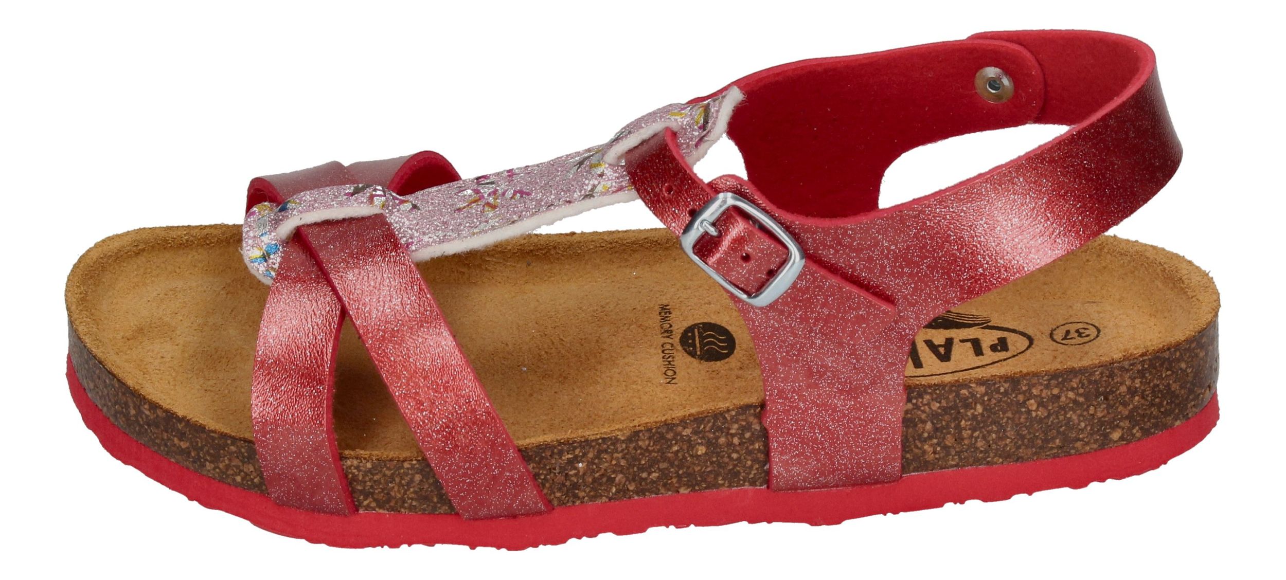 PLAKTON Teenager Sandalen CROSS TEEN 135384 rojo rosa-1