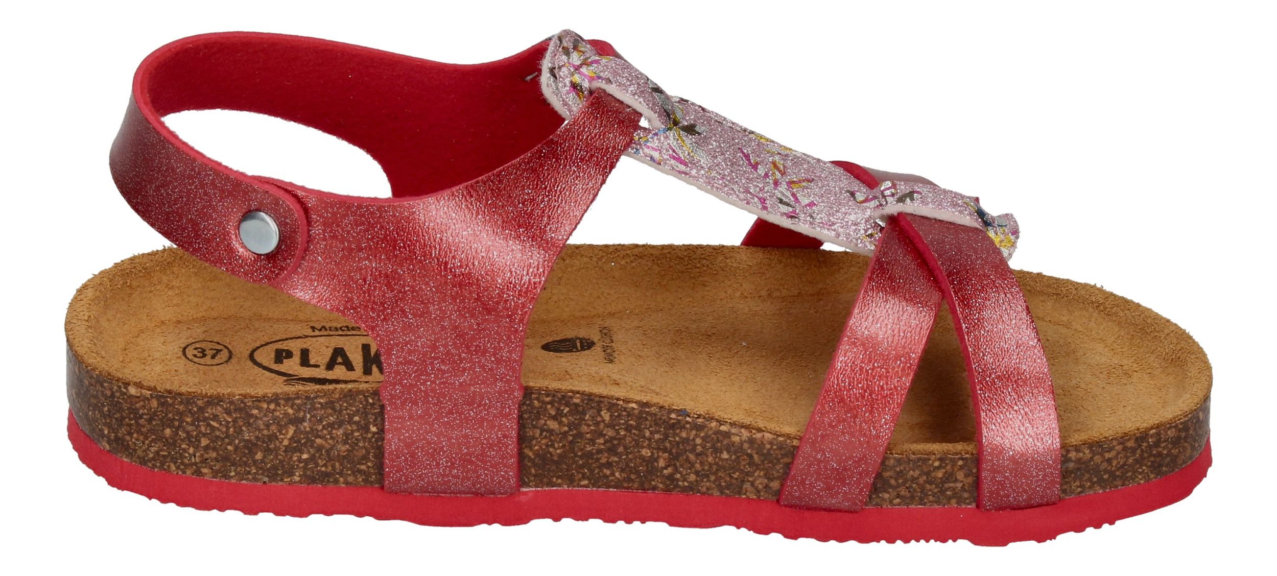PLAKTON Teenager Sandalen CROSS TEEN 135384 rojo rosa-3