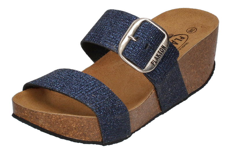 PLAKTON Damenschuhe Pantoletten - SO ROCK 273004 - azul-0