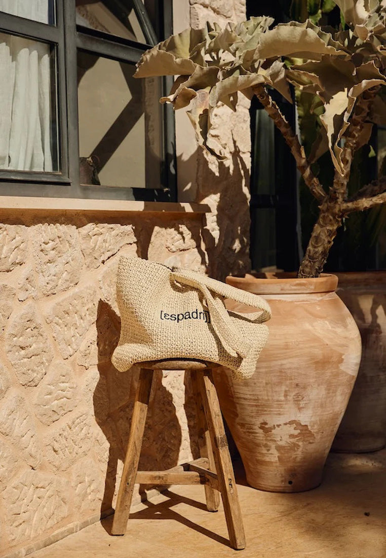 ESPADRIJ L'ORIGINALE Tasche RAFFIA TOTE GRANDE nature