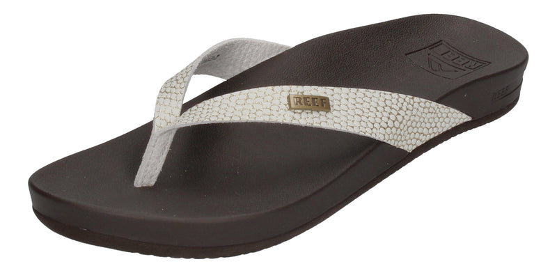 REEF Damenschuhe Zehentrenner CUSHION COURT brown sassy-0