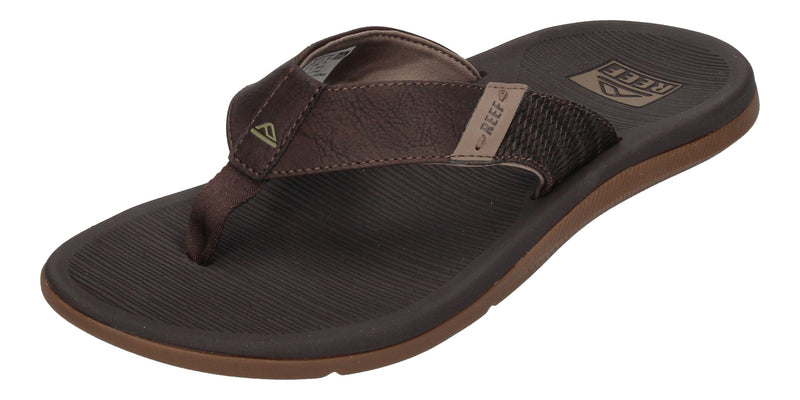 REEF Herrenschuhe Zehentrenner - SANTA ANA - brown-0