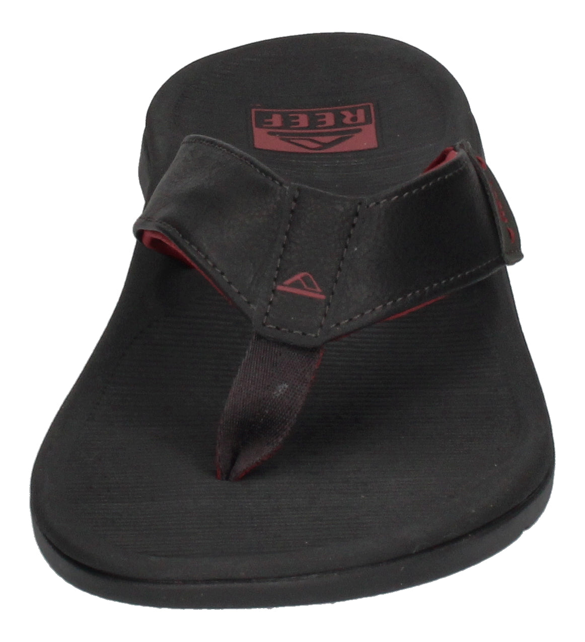 REEF Herrenschuhe Zehentrenner - SANTA ANA - raven red-2