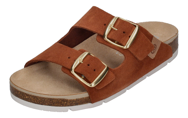 ROHDE Damenschuhe - Pantoletten ELBA 1710-74 - nuss-0