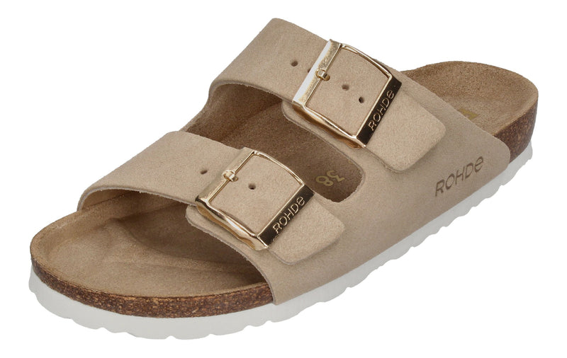 ROHDE Damen - Pantoletten ALBA 5590-02 - elfenbein-0