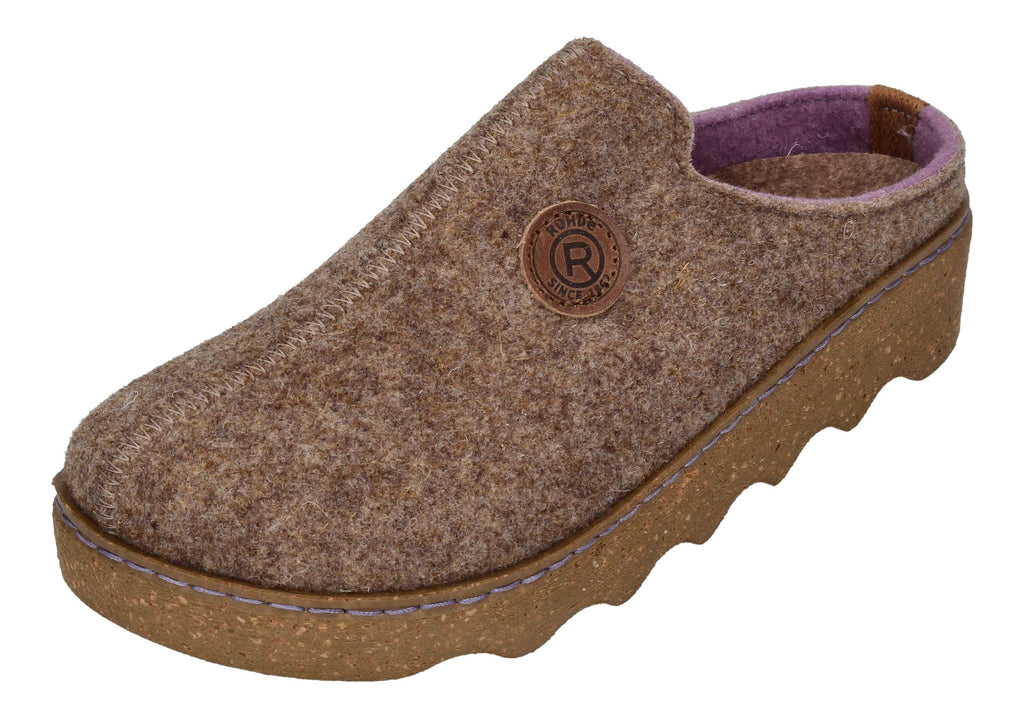 ROHDE Damen Hausschuhe - FOGGIA 6120-17 - leinen-0