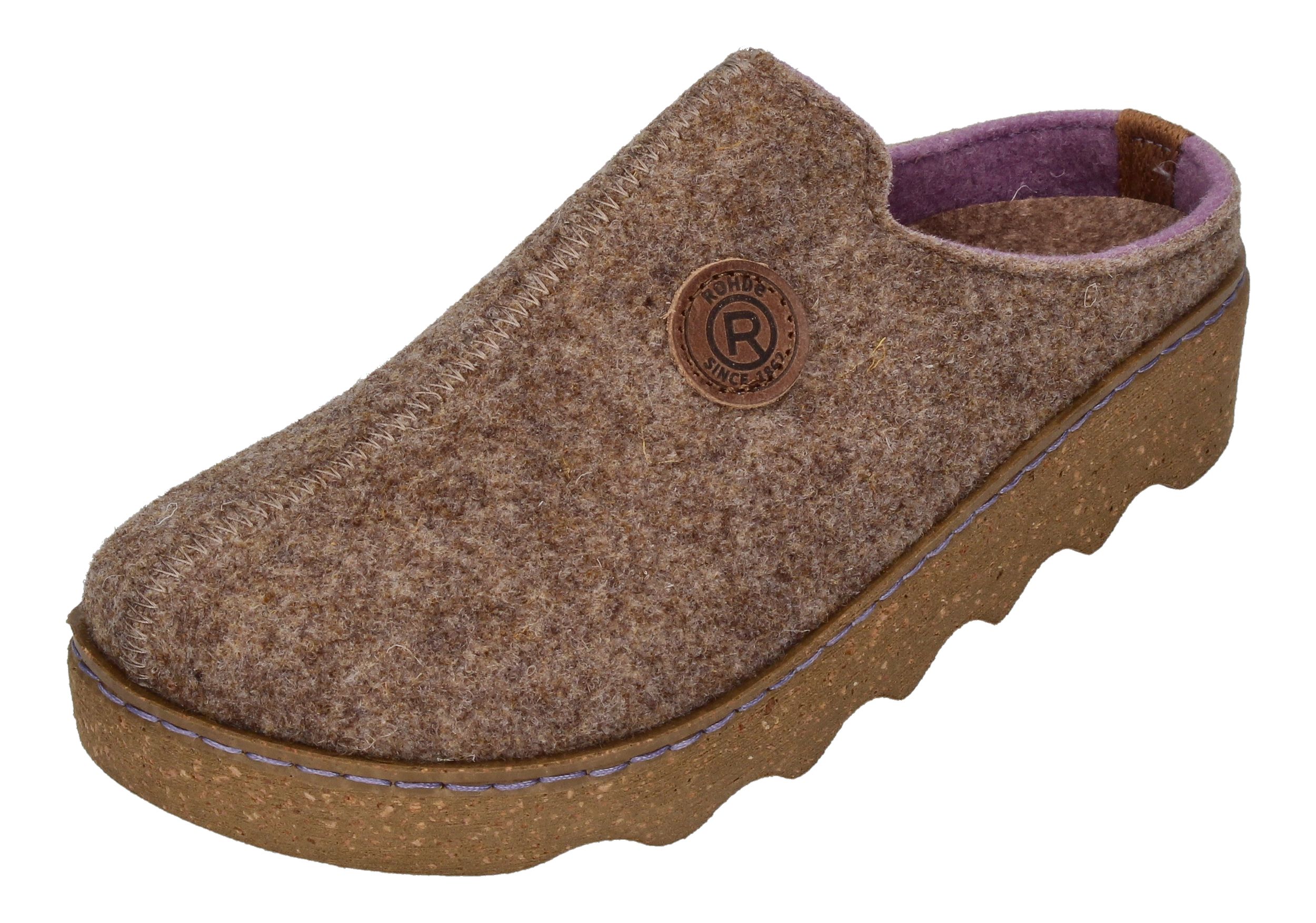 ROHDE Damen Hausschuhe - FOGGIA 6120-17 - leinen-0
