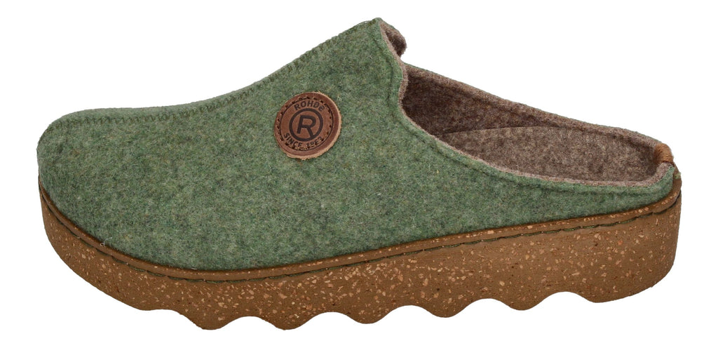 ROHDE Damen Hausschuhe - FOGGIA 6120-62 - pesto-1