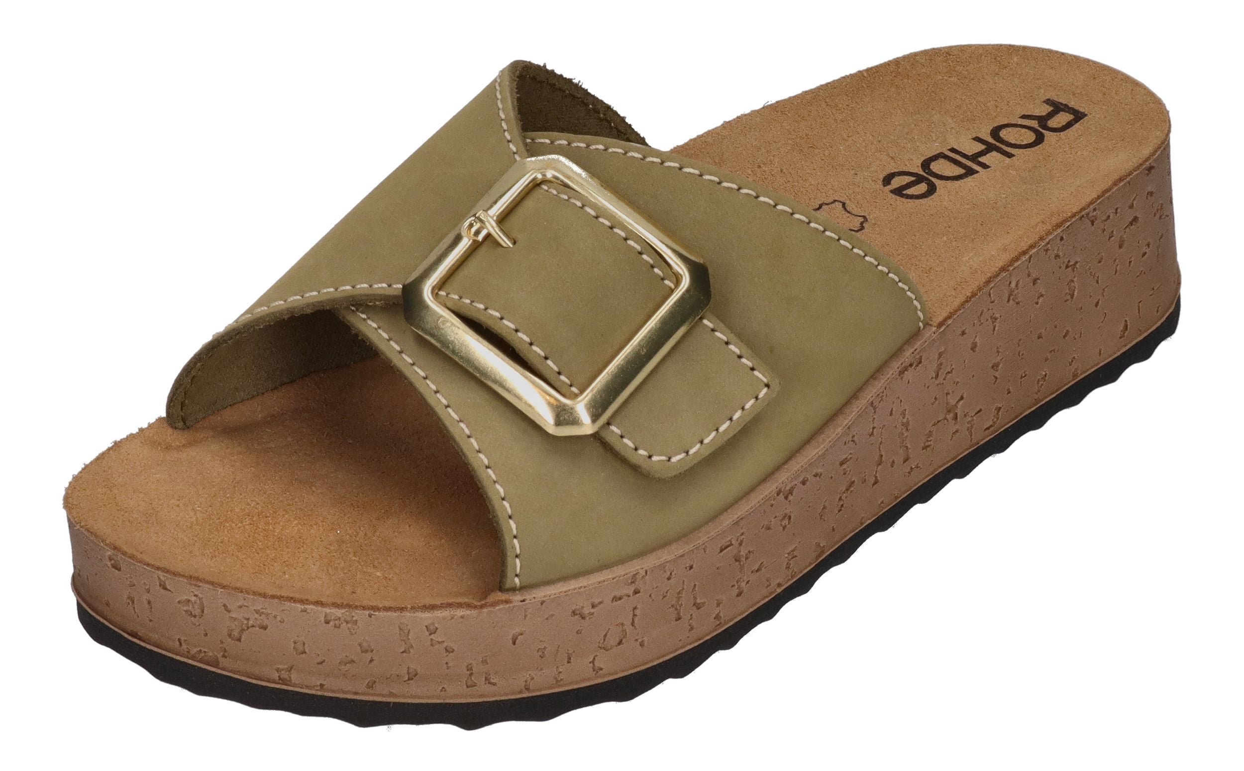 ROHDE Damenschuhe - Pantoletten CORTONA 6215-62 pesto