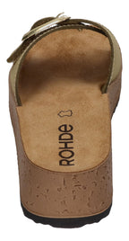 ROHDE Damenschuhe - Pantoletten CORTONA 6215-62 pesto