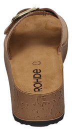 ROHDE Damenschuhe - Pantoletten CORTONA 6215-74 - nuss