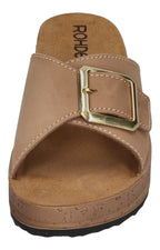 ROHDE Damenschuhe - Pantoletten CORTONA 6215-74 - nuss