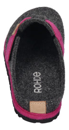 ROHDE Damenschuhe Hausschuhe - D.MERAN 6812 Anthrazit