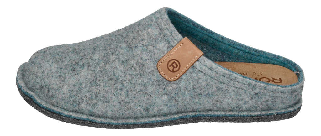 ROHDE Damen Hausschuhe - LUCCA-D 6820-52 - baltic-1