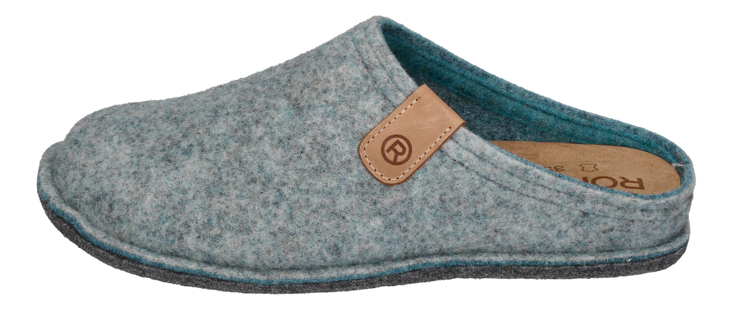 ROHDE Damen Hausschuhe - LUCCA-D 6820-52 - baltic-1