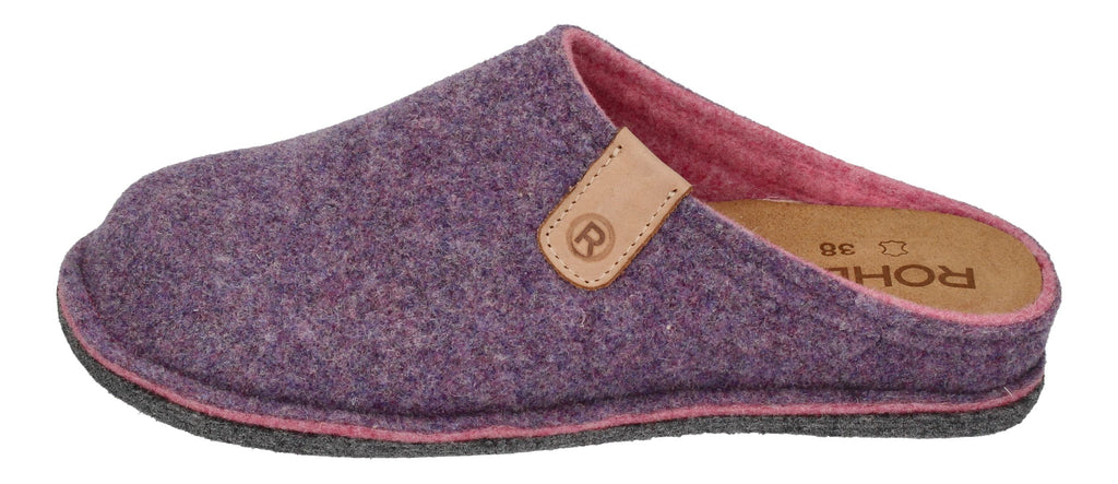 ROHDE Damen Hausschuhe - LUCCA-D 6820-58 violett-1