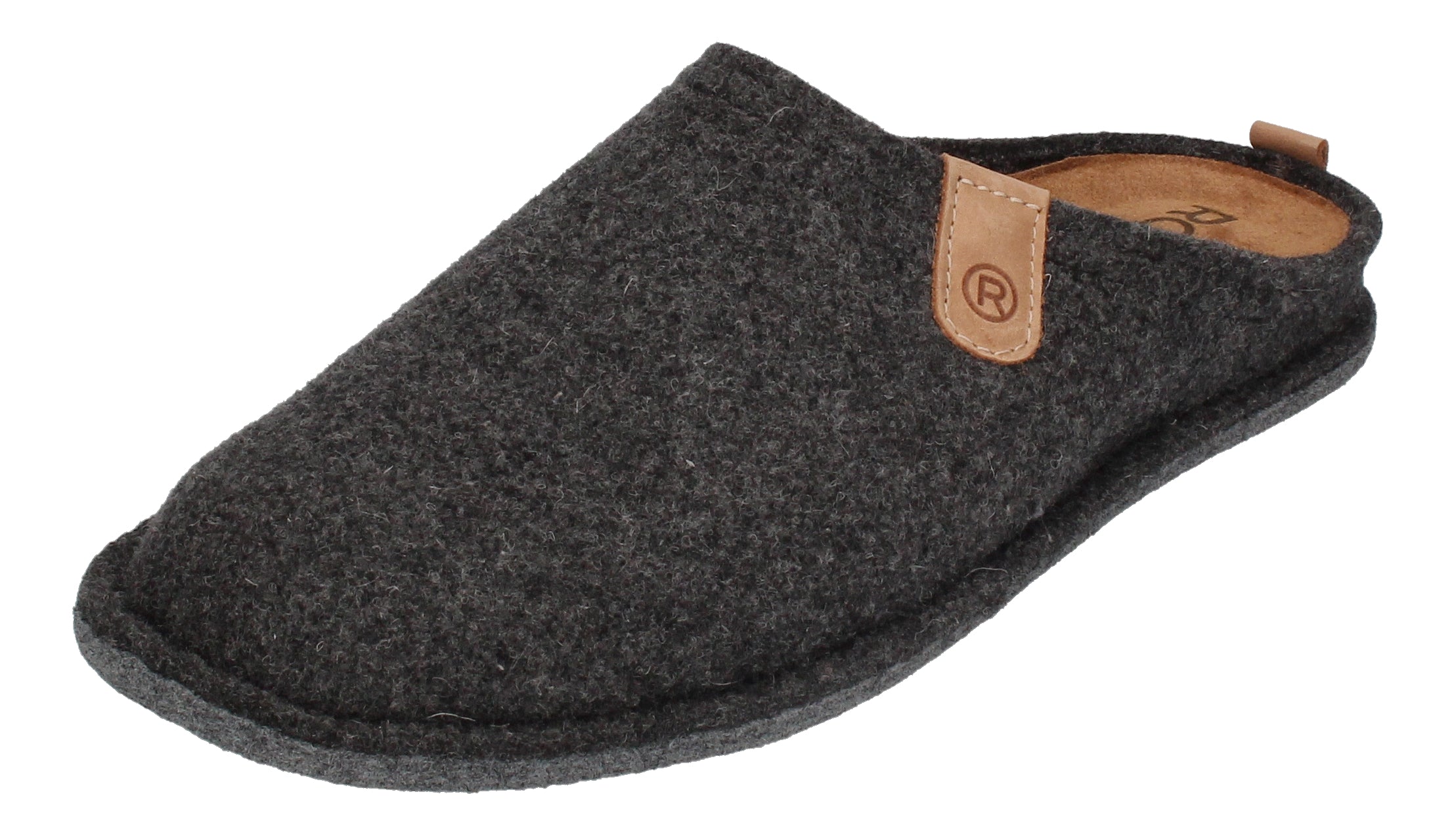 ROHDE Herren Hausschuhe - LUCCA-H 6940-82 - anthrazit-0
