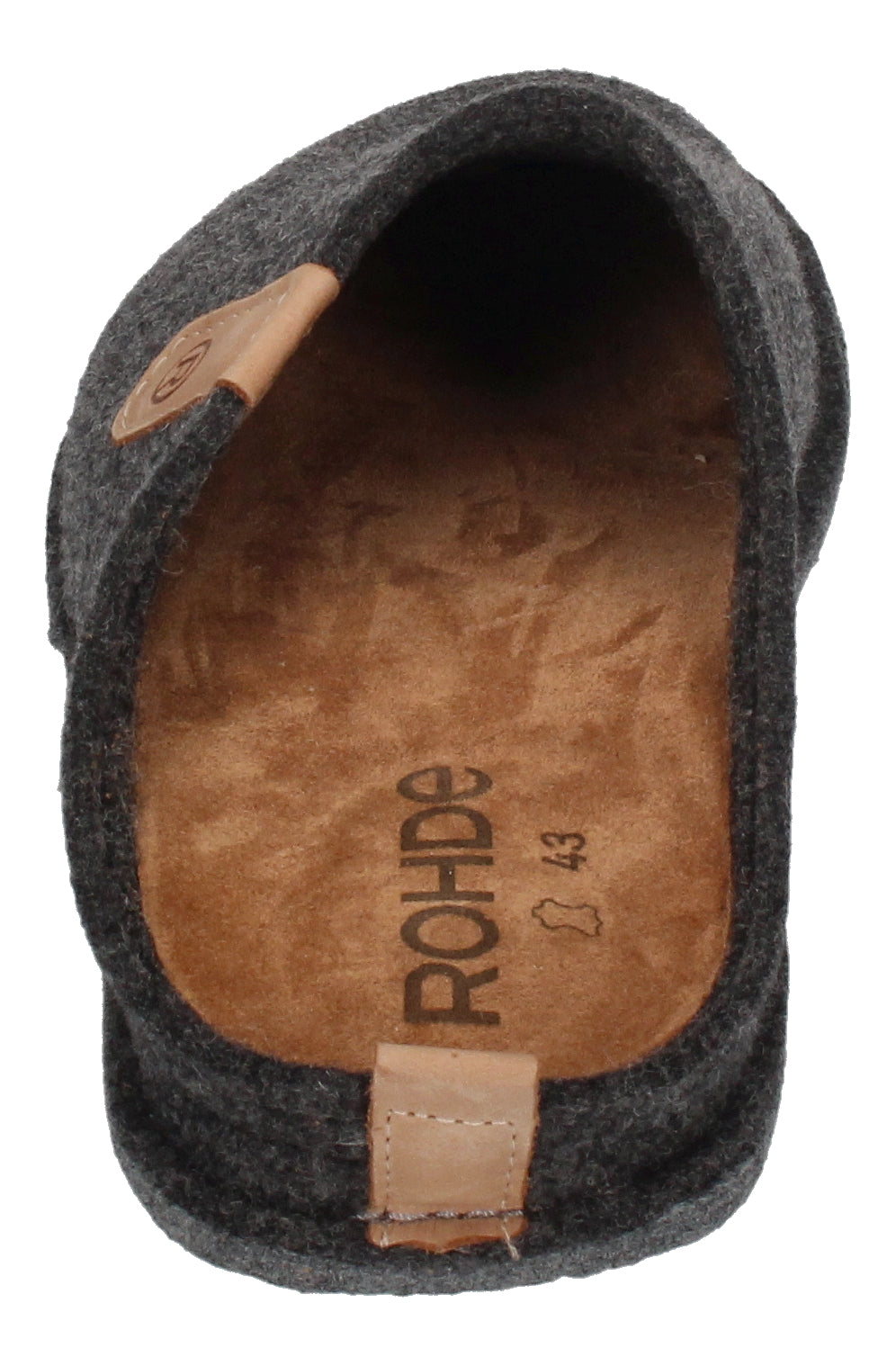 ROHDE Herren Hausschuhe - LUCCA-H 6940-82 - anthrazit-4
