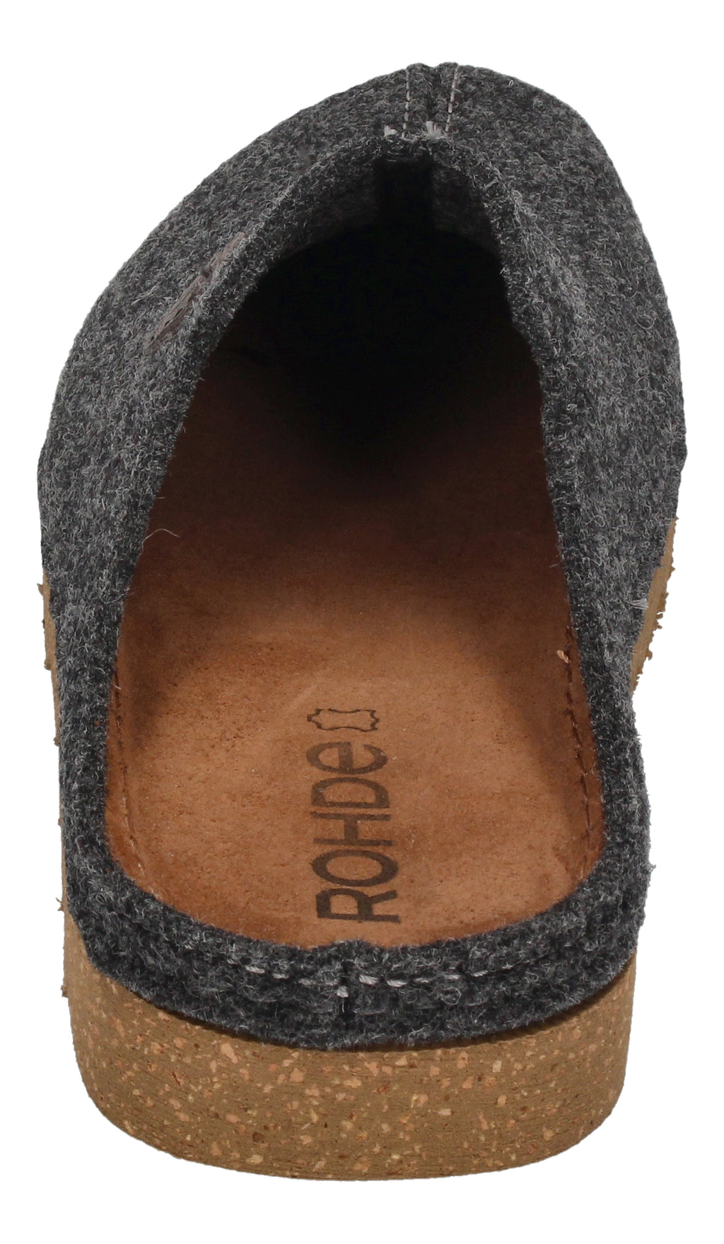 ROHDE Herrenschuhe Hausschuhe FOGGIA-H 7100-82 anthrazit