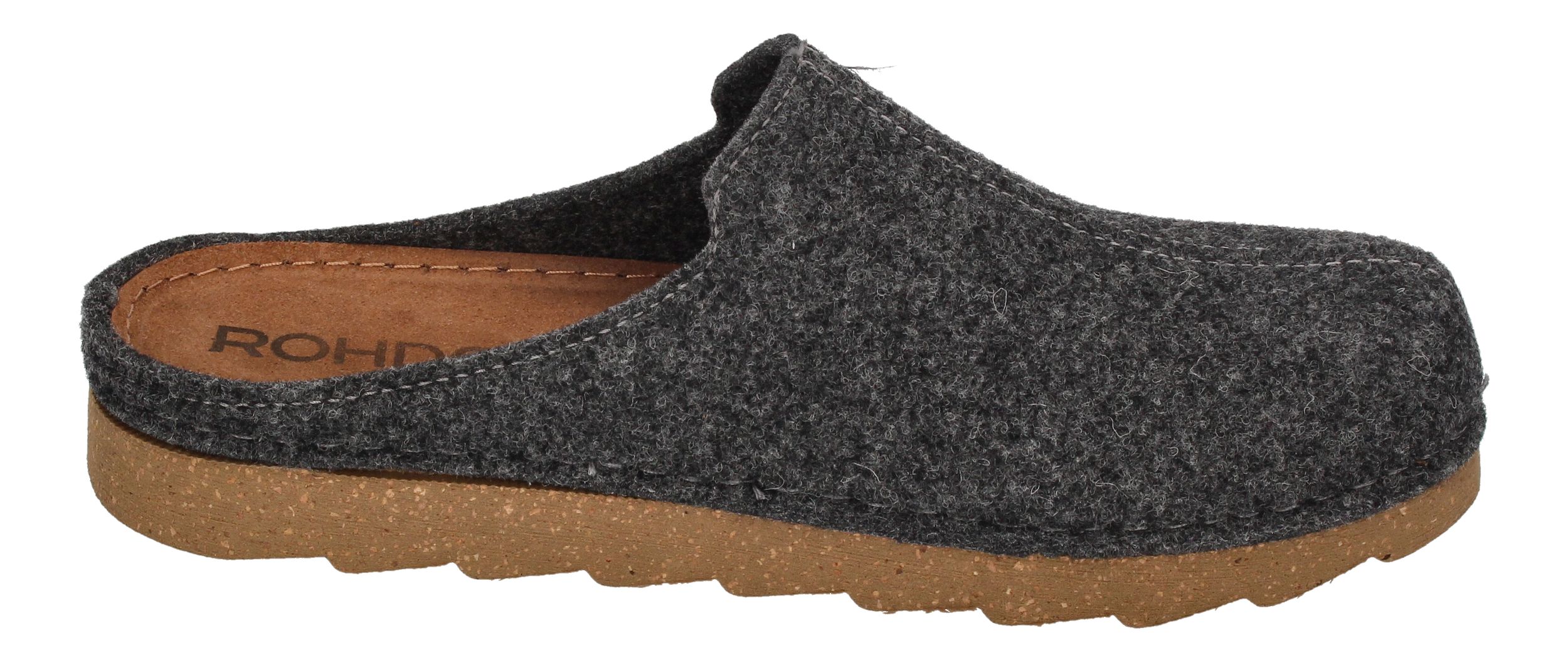 ROHDE Herrenschuhe Hausschuhe FOGGIA-H 7100-82 anthrazit