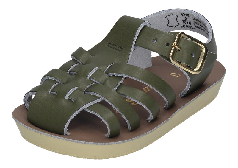 SALT WATER SANDALS Baby Sandalen SAILOR CHILD 4216 olive-0
