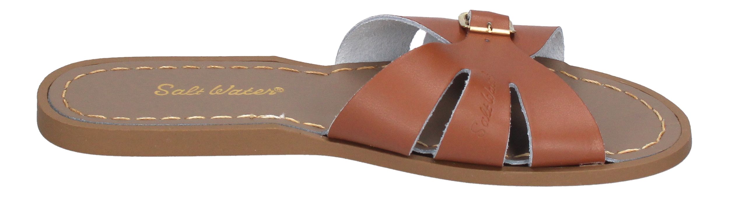 SALT WATER SANDALS - Pantoletten SW C SLIDES 9905 - tan-3