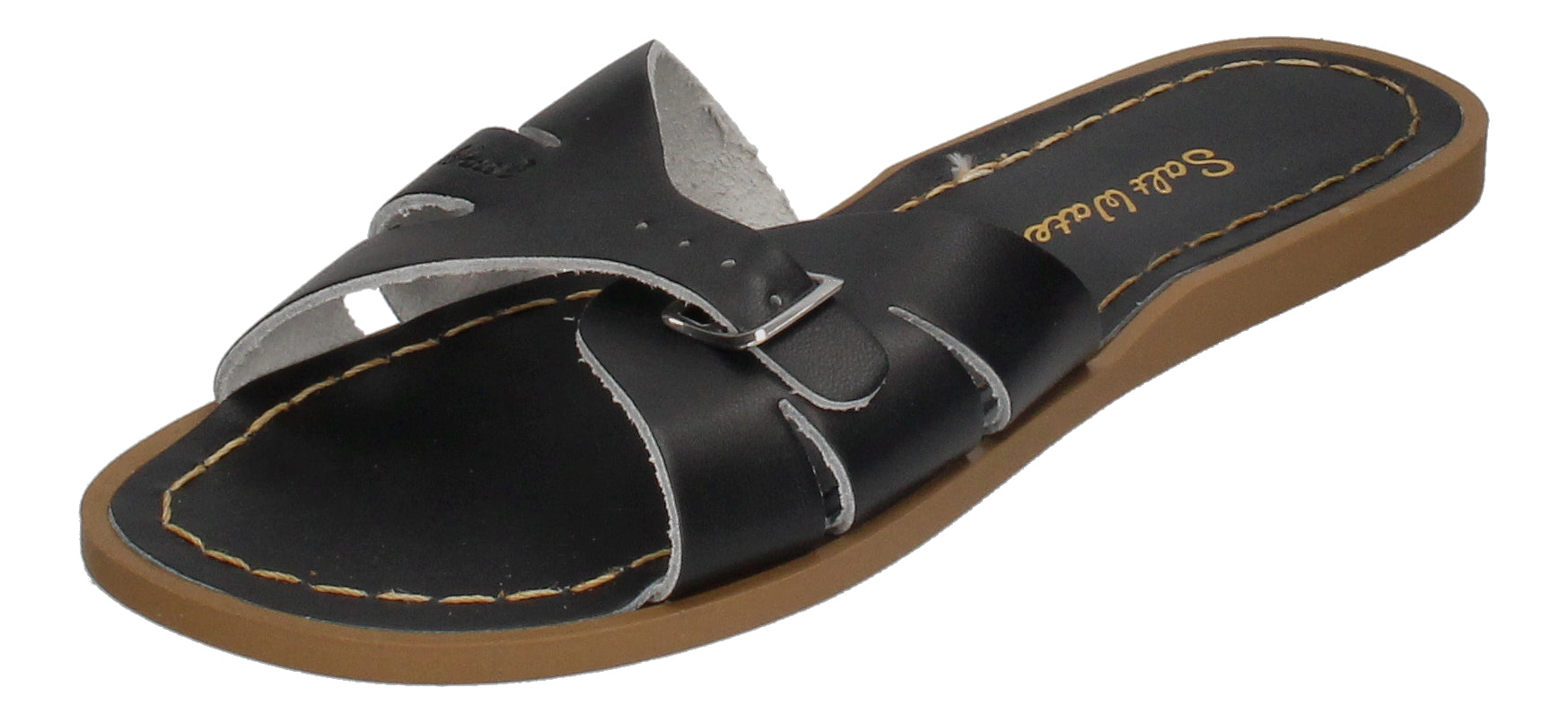 SALT WATER SANDALS - Pantoletten SW C SLIDES 9906 black-0