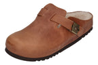 SCHOLL Damen Pantoletten - GRACE FUR F303131175 cognac-0