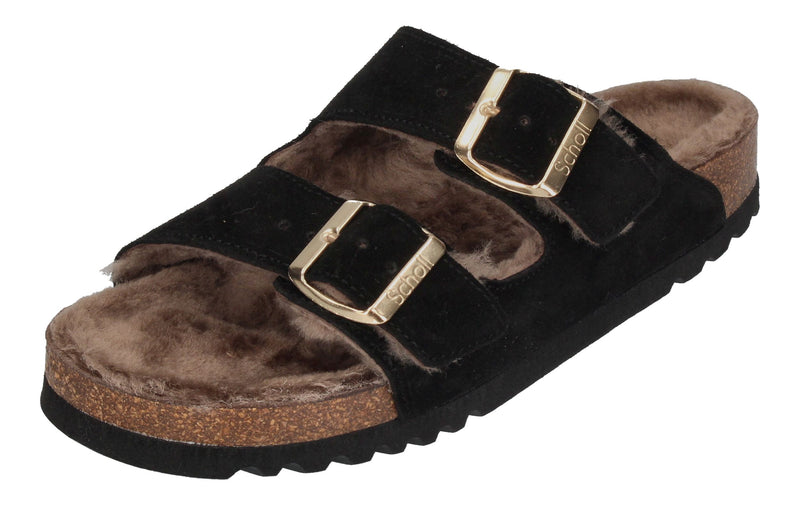 SCHOLL Damenschuhe Pantoletten JOSEPHINE F30373 - black-0