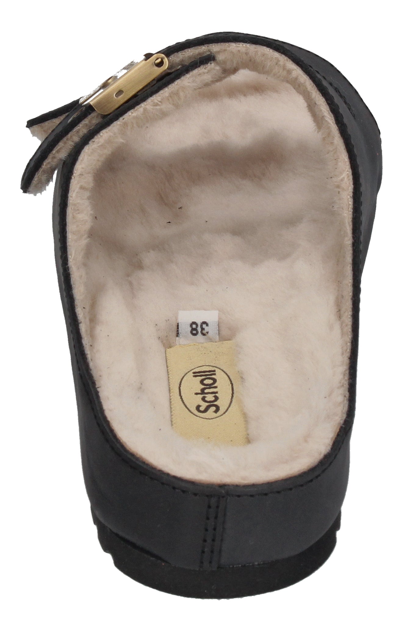 SCHOLL Damenschuhe Pantoletten KIM FUR - black-4