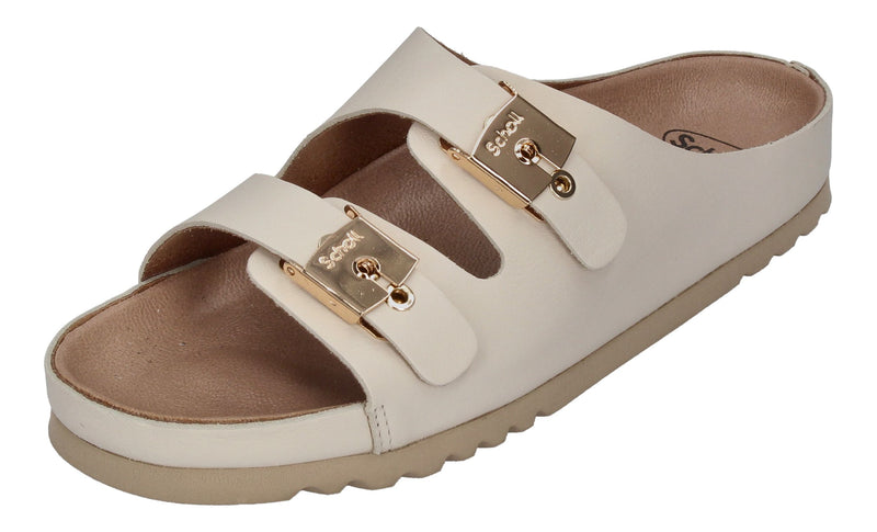SCHOLL Damenschuhe Pantoletten KIM F306851171 off white-0
