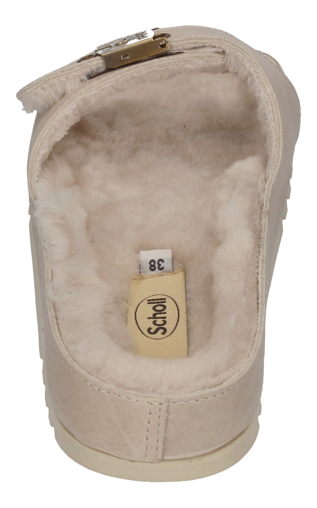 SCHOLL Damenschuhe Pantoletten MEG FUR - ivory-4