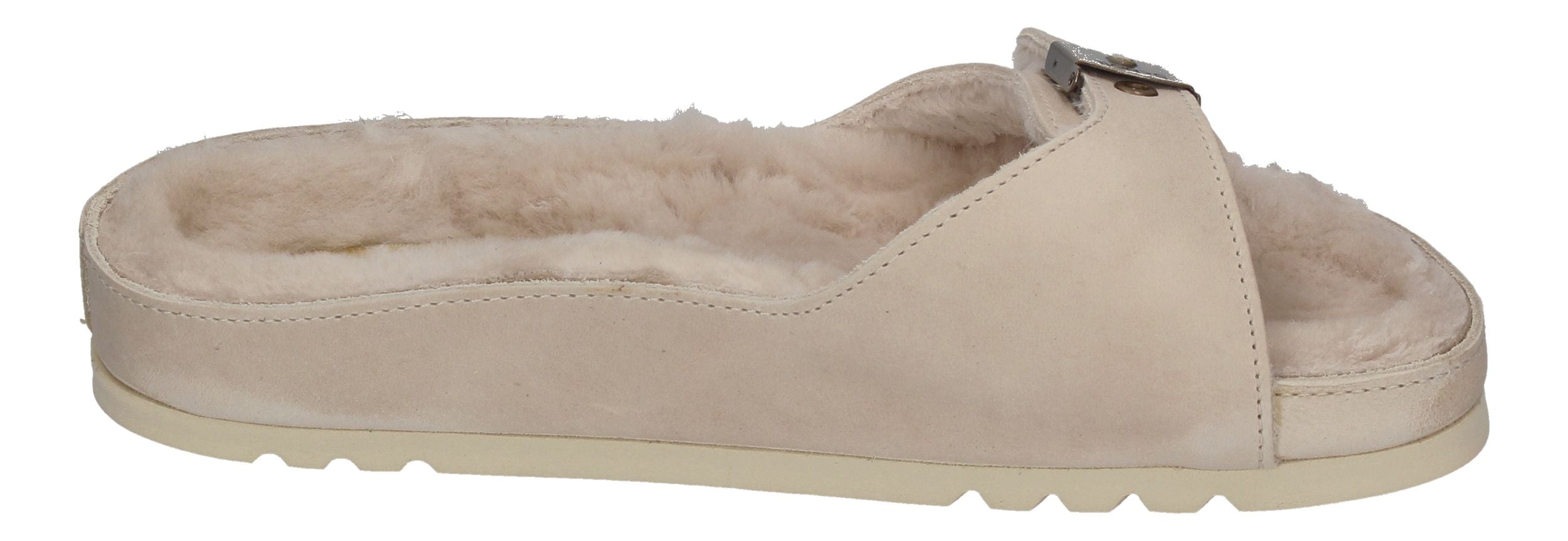 SCHOLL Damenschuhe Pantoletten MEG FUR - ivory-3