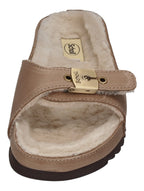 SCHOLL Damenschuhe Pantoletten MEG FUR - taupe-2