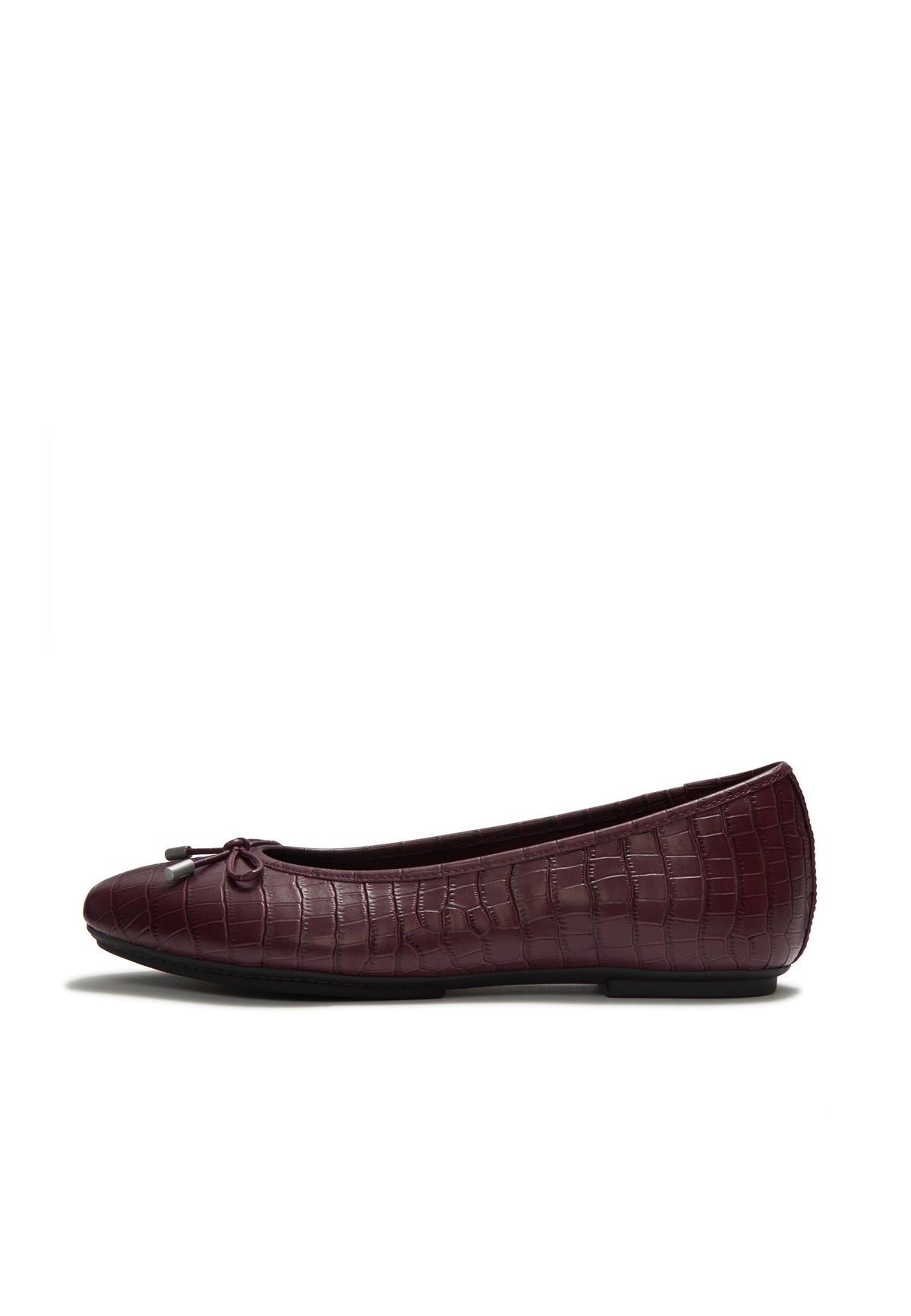 FITFLOP Damen Ballerina DELICATO CROCODILE dark merlot