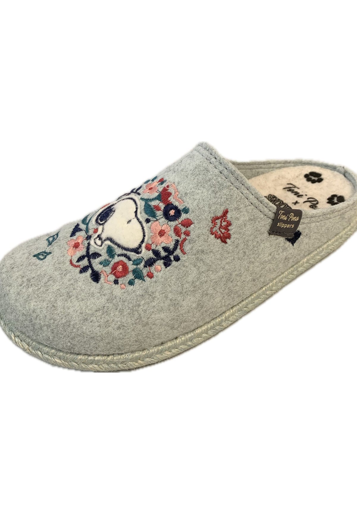 TONI PONS X SNOOPY Damen Hausschuhe SNOOPY aqua