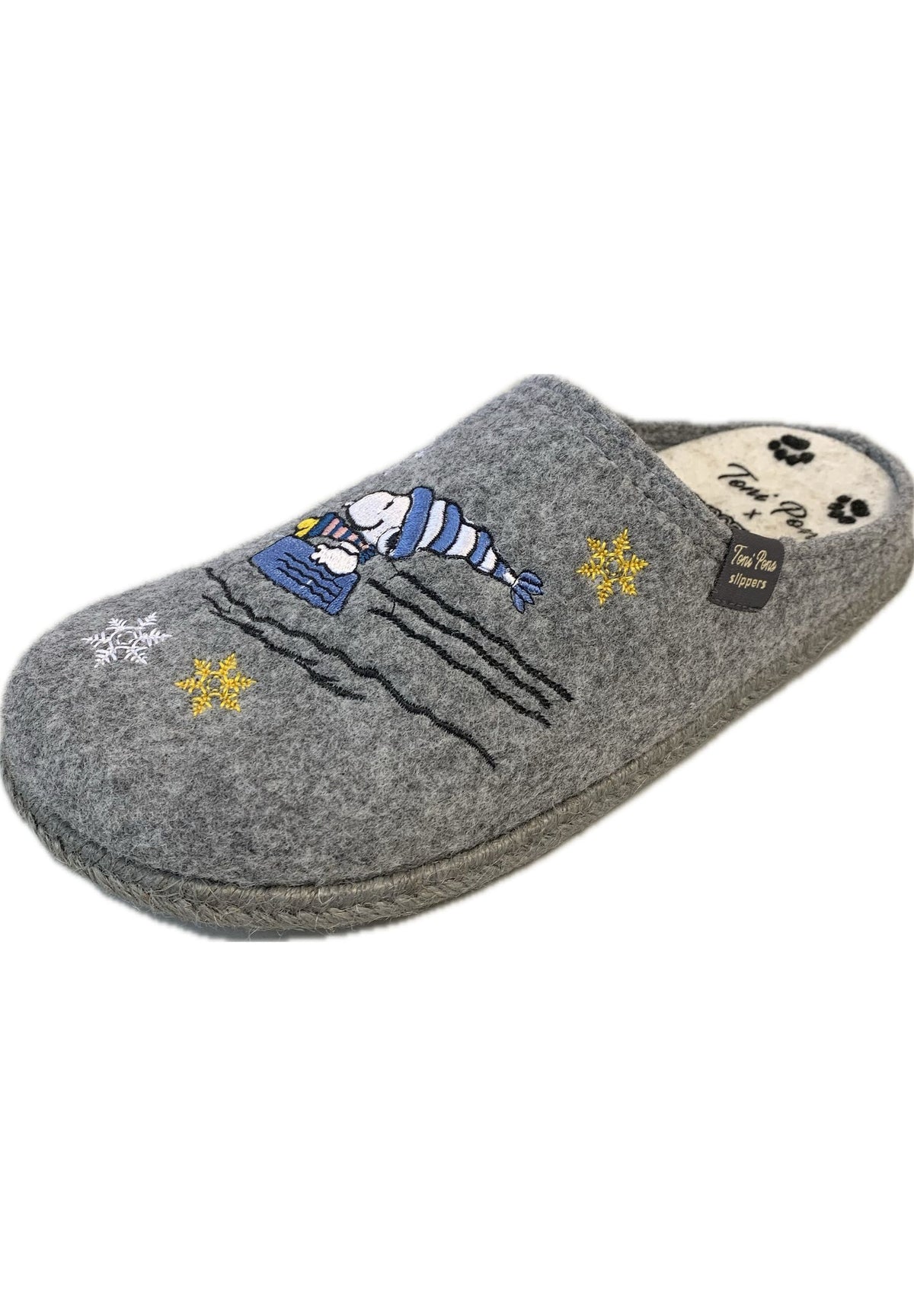 TONI PONS X SNOOPY Damen Hausschuhe SNOOPY gris
