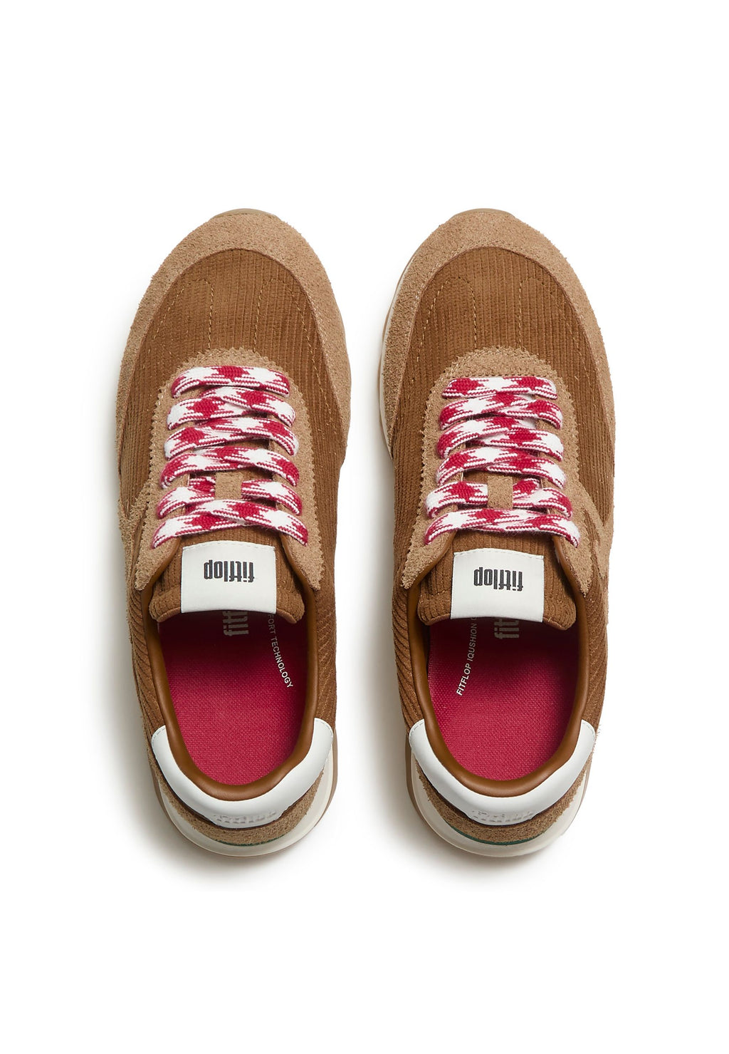 FITFLOP Damen Sneakers RETRO-Q FF CORD terracotta tan