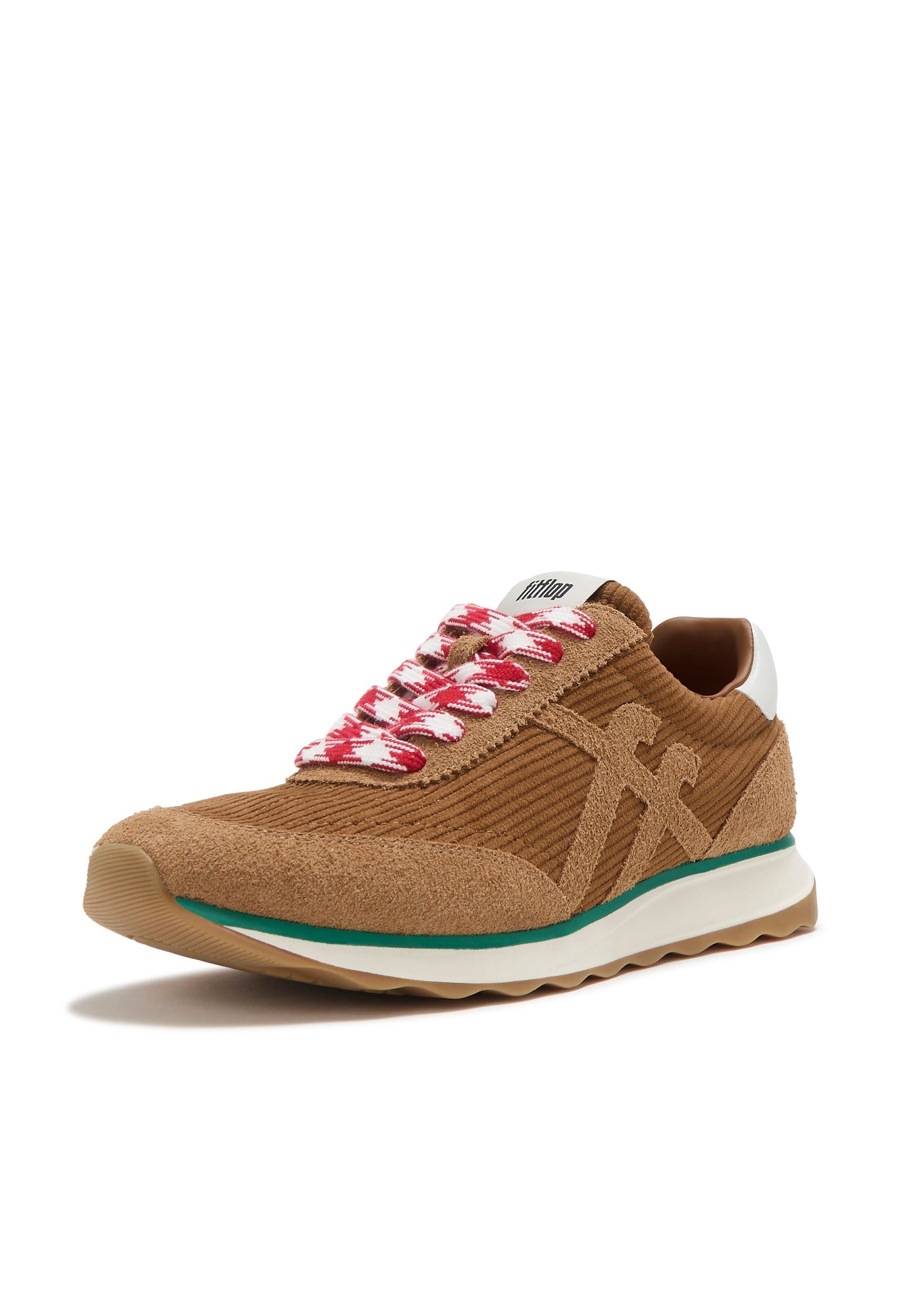 FITFLOP Damen Sneakers RETRO-Q FF CORD terracotta tan
